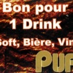 Getränkebon Puff