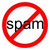 Spam-Verbotszeichen